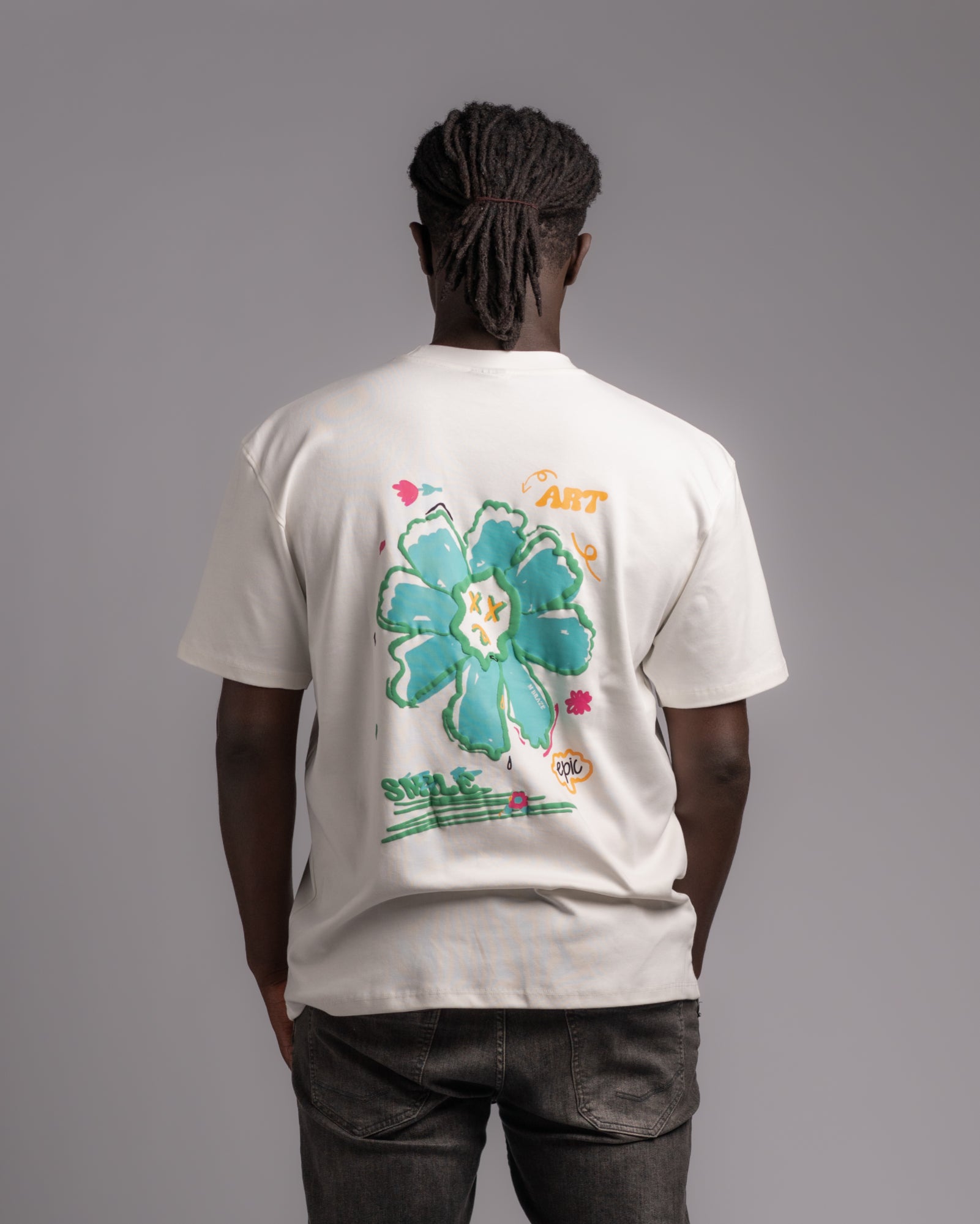 Flower Tee Loose Fit