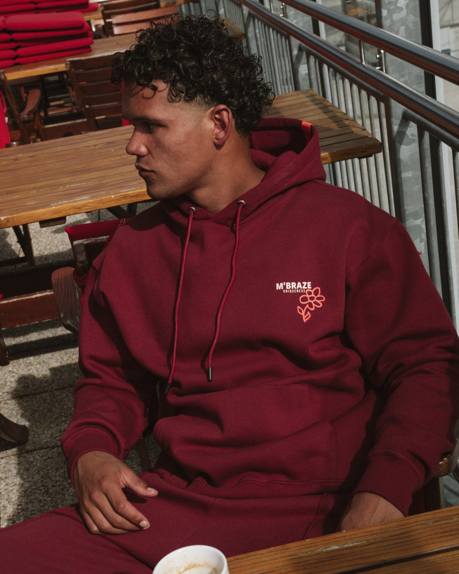 Flower Hoodie Loose Fit