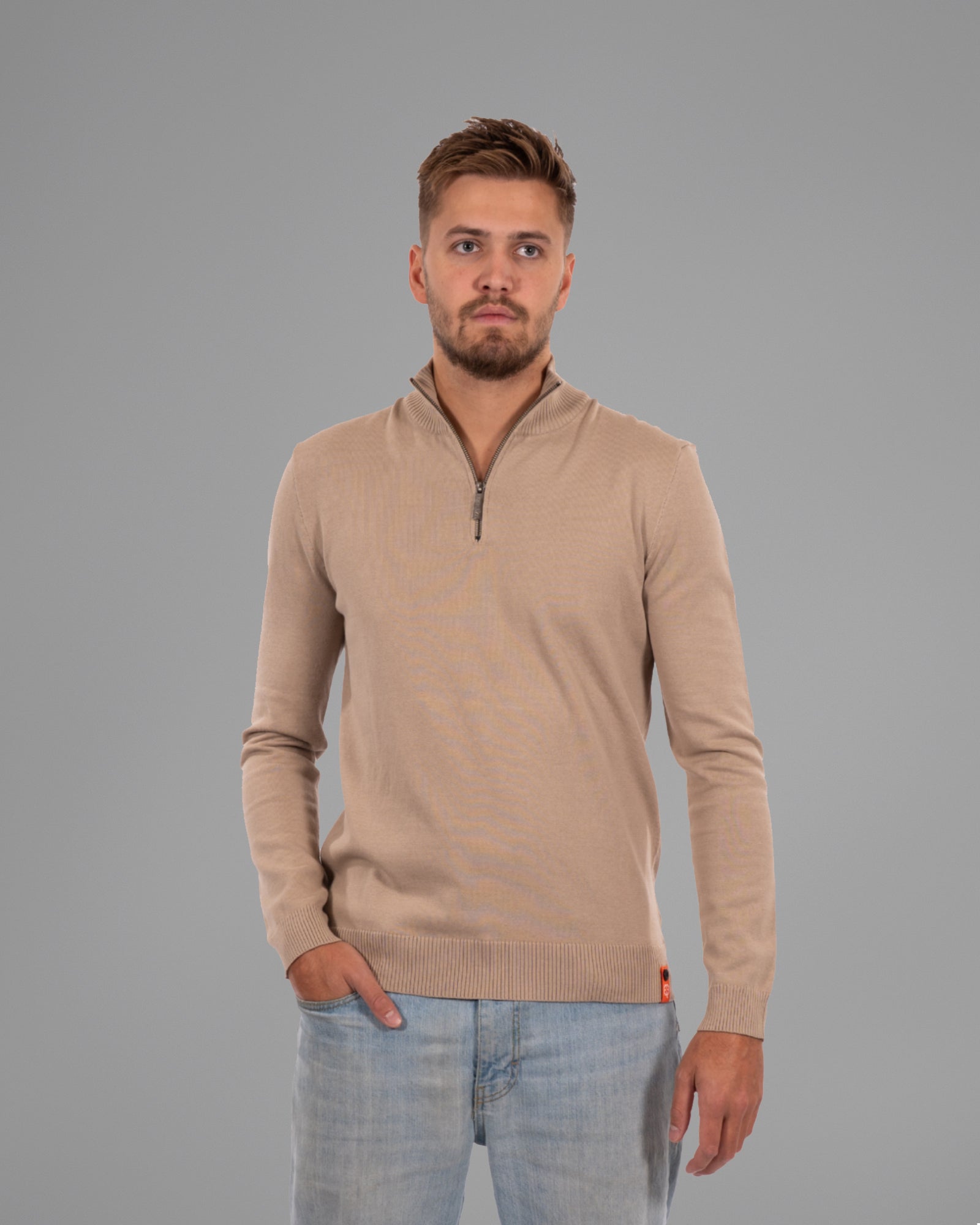 Knitted Half Zip