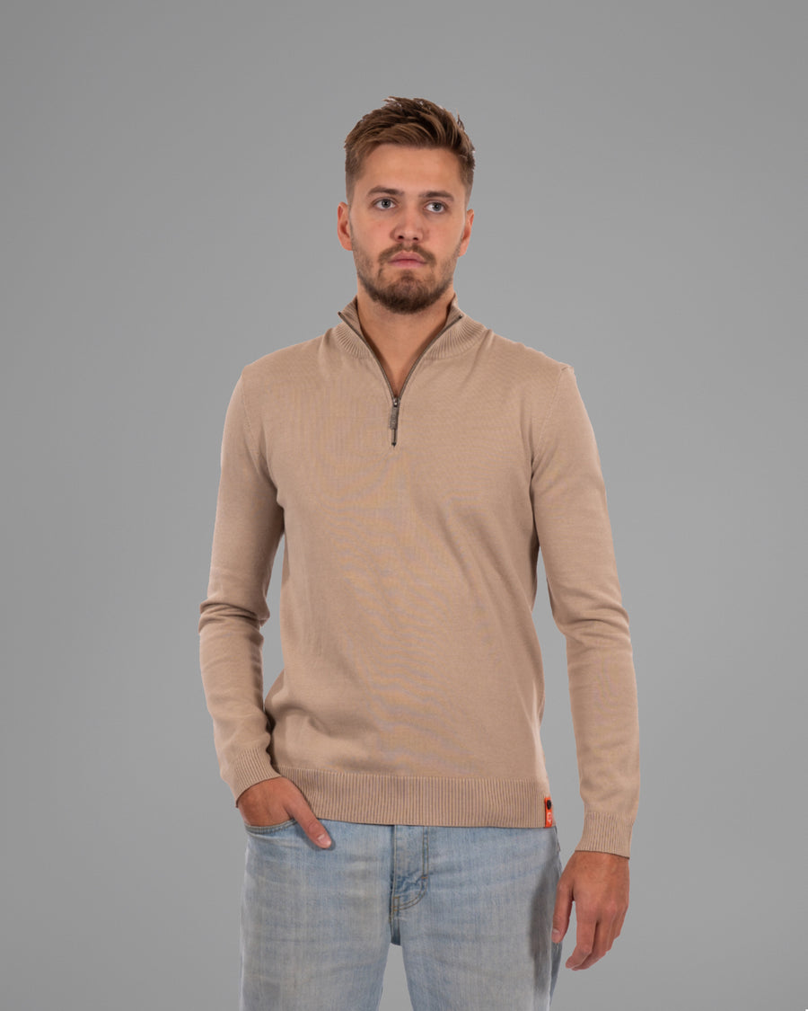 Knitted Half Zip