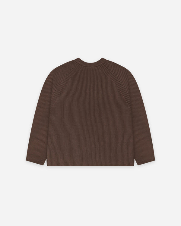 Knitted Raglan Pullover