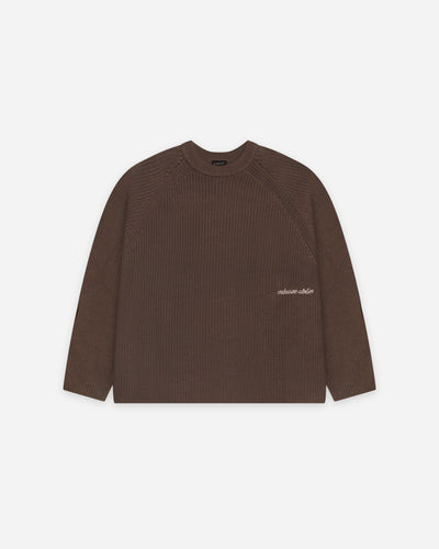 Knitted Raglan Pullover