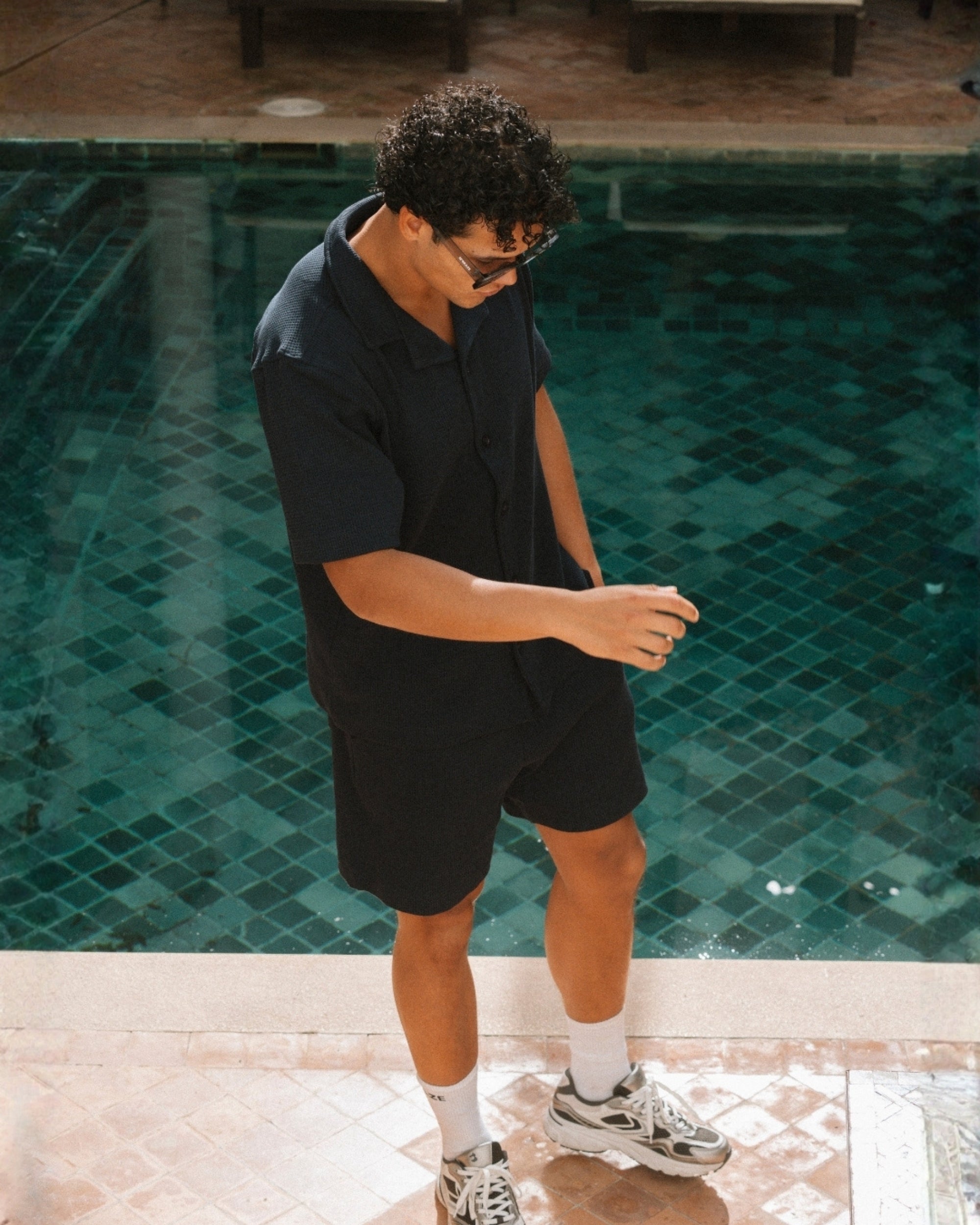 Oasis Waffle Polo