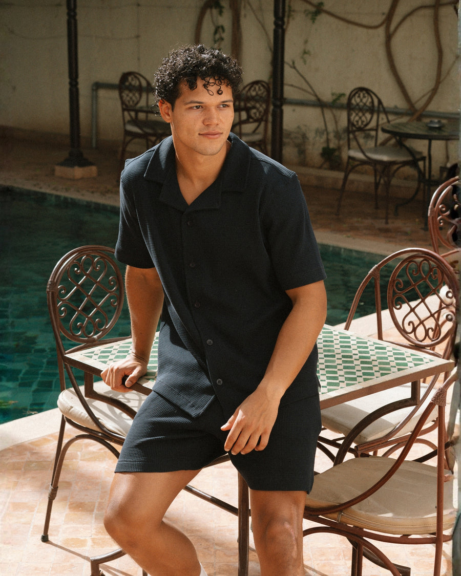 Oasis Waffle Polo